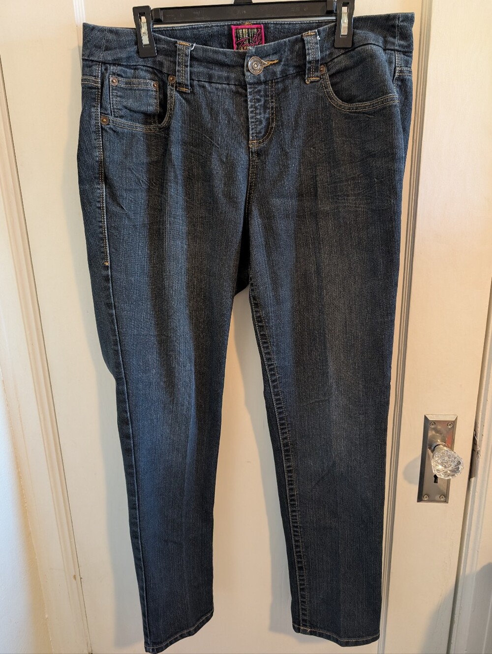 Torrid Denim Pink Label Women's Dark Blue Stretch Slim Jeans